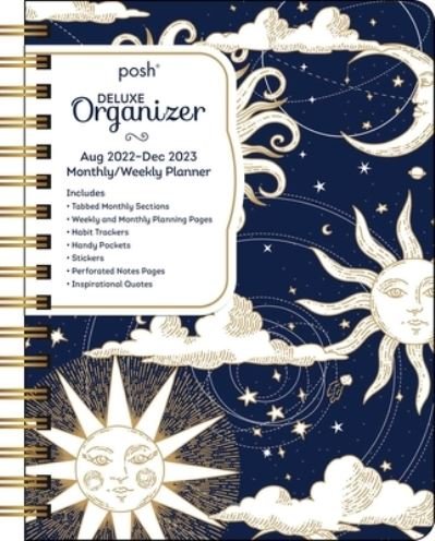 Cover for Andrews McMeel Publishing · Posh: Deluxe Organizer 17-Month 2022-2023 Monthly / Weekly Hardcover Planner Calen: Sun &amp; Moon (Calendar) (2022)