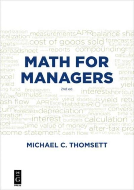 Cover for Michael C. Thomsett · Math for Managers (Paperback Book) [2nd edition] (2018)