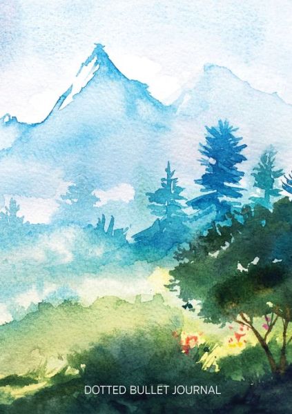 Watercolor Hillside - Dotted Bullet Journal: Medium A5 - 5.83X8.27 - Blank Classic - Books - Blank Classic - 9781774379707 - December 6, 2020