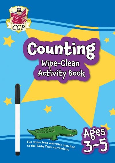 New Counting Wipe-Clean Activity Book for Ages 3-5 (with pen) - CGP Reception Activity Books and Cards - CGP Books - Livros - Coordination Group Publications Ltd (CGP - 9781789089707 - 12 de julho de 2023