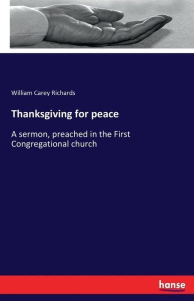 Cover for Richards · Thanksgiving for peace (Book) (2017)