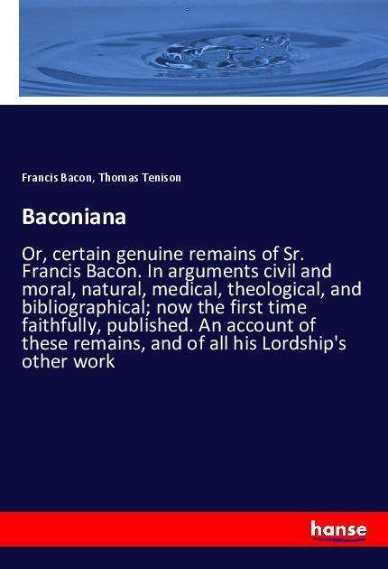 Cover for Bacon · Baconiana (Bok)