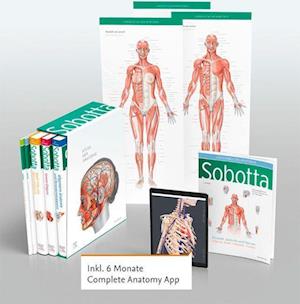 Cover for Jens Waschke · Sobotta Atlas der Anatomie, 3 Bände + Lerntabellen + Poster Collection Im Schuber und 6-Monatiger Zugang Zur Complete Anatomy-App (Book) (2022)