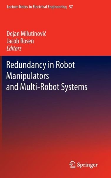 Cover for Dejan Milutinovi · Redundancy in Robot Manipulators and Multi-Robot Systems - Lecture Notes in Electrical Engineering (Gebundenes Buch) [2013 edition] (2012)