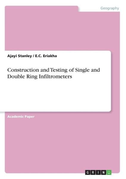 Cover for Stanley · Construction and Testing of Sin (Book) (2017)