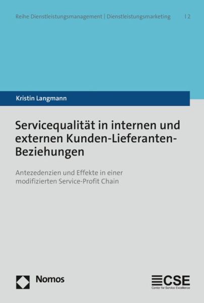 Cover for Langmann · Servicequalität in internen un (Book) (2018)