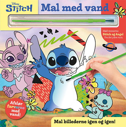 Cover for Stitch: Mal med vand - Disney - Stitch (Kartonbuch) [1. Ausgabe] (2025)
