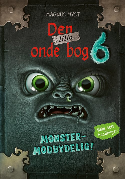 Cover for Magnus Myst · Den lille onde bog 6: Monstermodbydelig (Bound Book) [1. Painos] (2024)