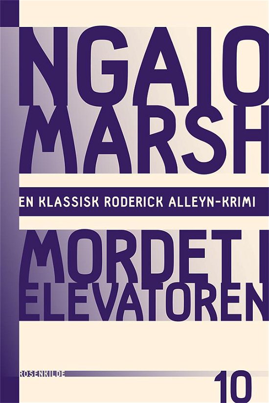 Cover for Ngaio Marsh · En klassisk Roderick Alleyn-krimi: Ngaio Marsh 10 - Mordet i elevatoren (Poketbok) [1:a utgåva] (2015)