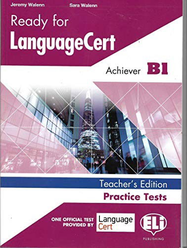 Cover for Jeremy Walenn · Ready for LanguageCert Practice Tests: Teacher's Edition - Achiever B1 (Paperback Book) (2018)