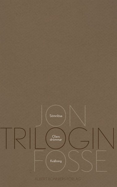 Cover for Jon Fosse · Trilogin (ePUB) (2015)