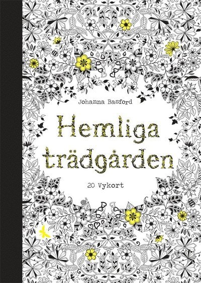 Cover for Johanna Basford · Hemliga Trädgården - 20 vykort att färglägga (Book) (2014)