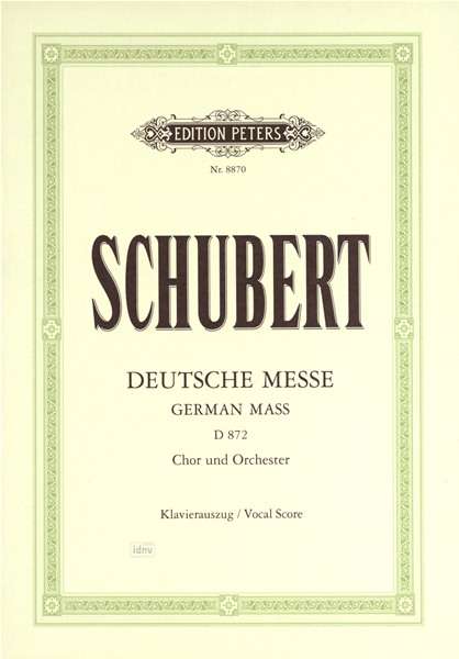 Dt.Messe 872,Kl.ausz.EP8870 - F. Schubert - Bøger -  - 9790014071707 - 