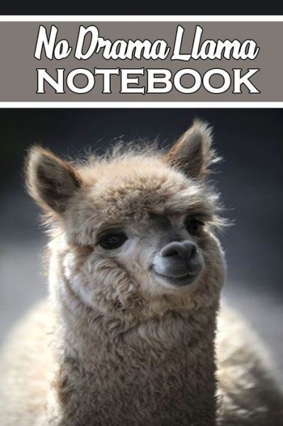 Cover for Llama Notebook Personalized Notebooks · No Drama Llama notebook (Paperback Book) (2020)