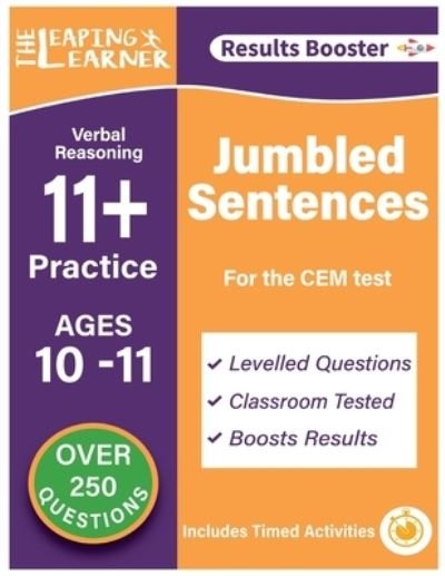Cover for S4e Tuition · Jumbled Sentences 11+ Practice: Ages 10-11: Verbal Reasoning CEM Style Questions (Paperback Book) (2020)