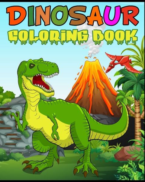 Cover for Max Publication · Dinosaur Coloring Book (Paperback Book) (2020)