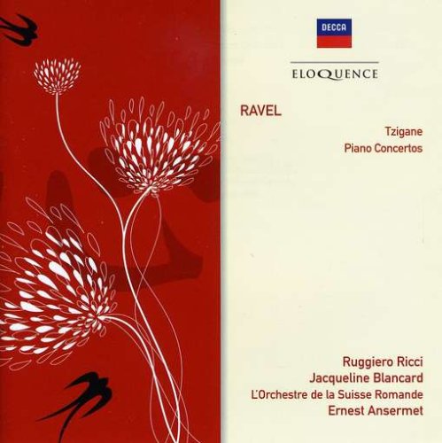 Cover for Ravel / Blancard / Ricci / Osr / Ansermet · Ravel: Tzigane / Pno Ctos No 1 &amp; 2 (CD) (2008)