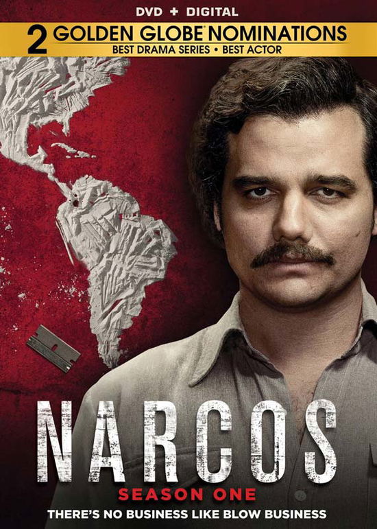 Cover for Narcos: Season 1 (DVD) [Box set] (2016)