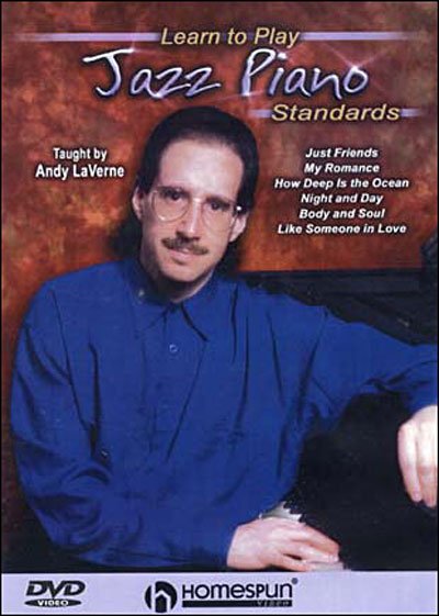 Cover for Andy Laverne · Learn to Play Jazz Piano Standards (DVD) (2006)