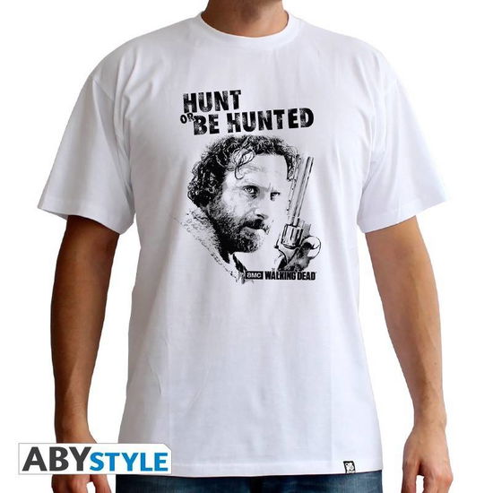 The Walking Dead - Tshirt Hunt Or Be Hunted Man Ss - Abystyle - Merchandise -  - 3700789218708 - February 7, 2019