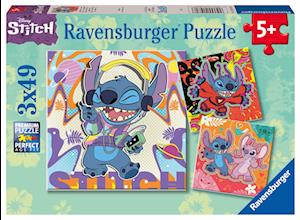 Cover for Ravensburger Puzzle  Disney Stitch  3x49 Pc Puzzle Puzzles (Jigsaw Puzzle)