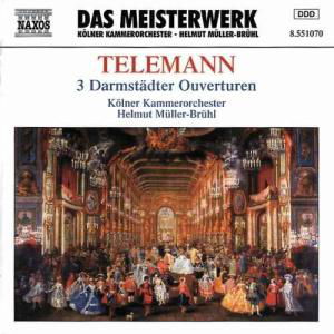 3 Darmstadt Overtures - G.P. Telemann - Musiikki - NAXOS - 4891030510708 - 2012