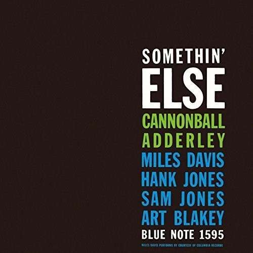 Cover for Cannonball Adderley · Somethin'else (CD) (2014)