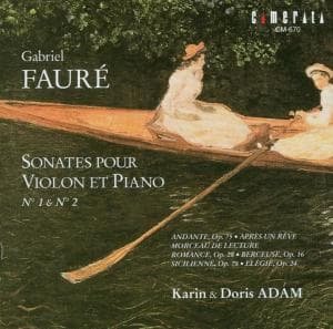 Sonates Pour Violon et Piano - G. Faure - Muziek - CAMERATA - 4990355286708 - 4 april 2003
