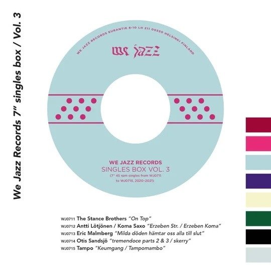 Cover for We Jazz Records 7 Inch Singles Box / Vol. 3 (LP) (2021)