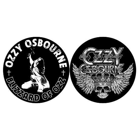 Cover for Ozzy Osbourne · Ozzy Osbourne Turntable Slipmat Set: Blizzard of Ozz / Crest (Retail Pack) (VINYL)