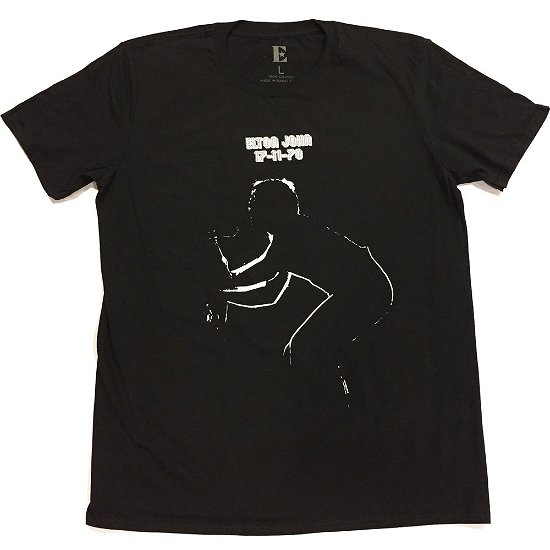 Elton John Unisex T-Shirt: 17.11.70 Album - Elton John - Produtos -  - 5055979995708 - 