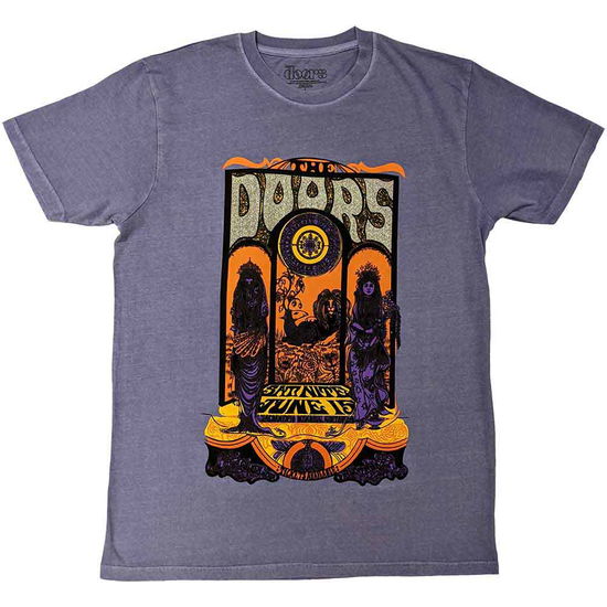 Cover for The Doors · The Doors Unisex T-Shirt: Sacramento (Purple) (Embellished) (T-shirt) [size S] (2023)