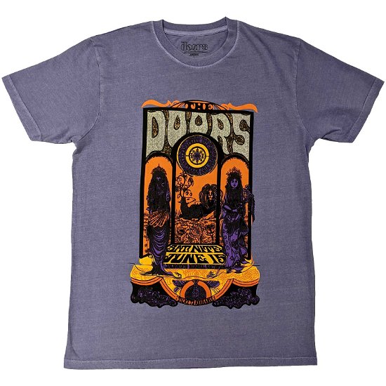 Cover for The Doors · The Doors Unisex Embellished T-Shirt: Sacramento (Silver Glitter Print) (T-shirt) [size S]