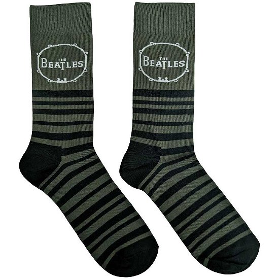 Cover for The Beatles · The Beatles Unisex Ankle Socks: Drum &amp; Stripes (UK Size 6 - 11) (Klær)