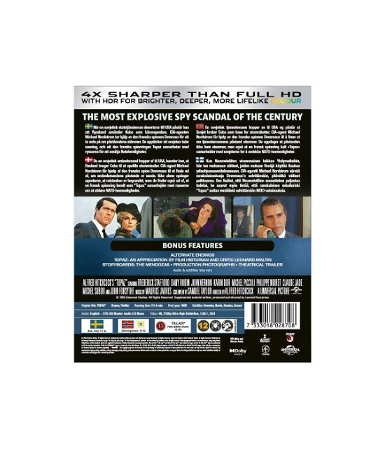 Cover for Topaz (4K UHD Blu-ray) (2023)