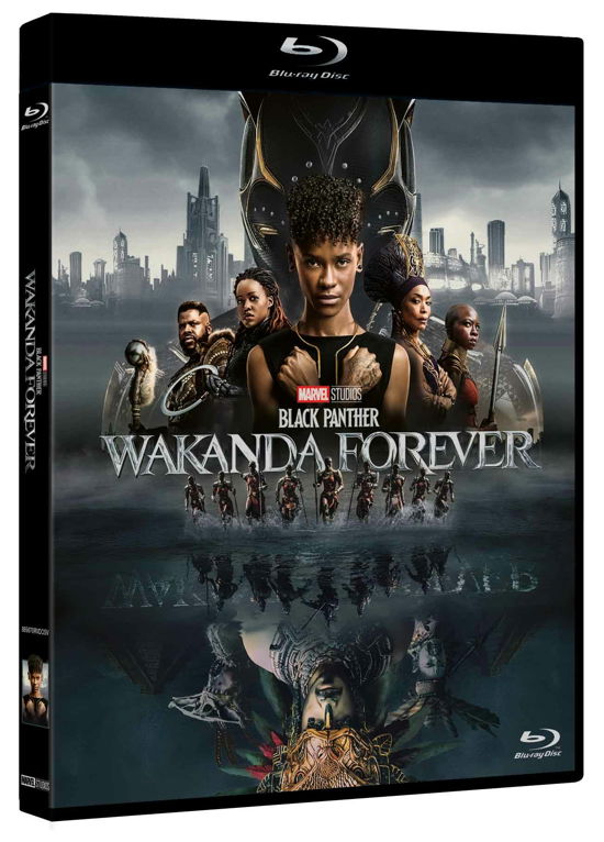 Cover for Angela Bassett,lupita Nyong'o,letitia Wright · Black Panther - Wakanda Forever (Blu-ray+poster) (Blu-ray) (2023)