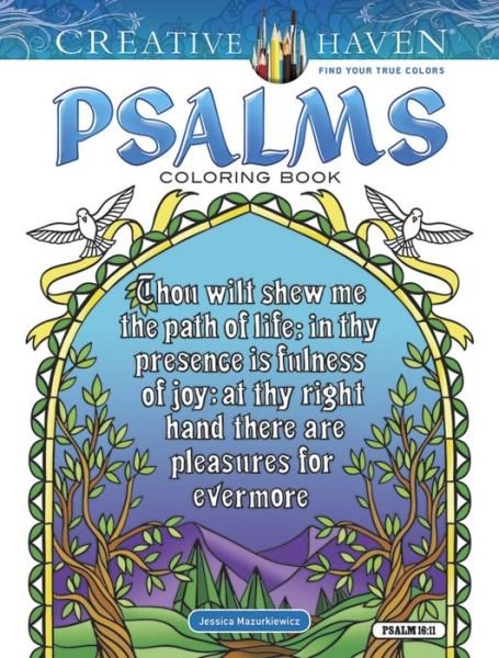 Cover for Jessica Mazurkiewicz · Creative Haven Psalms Coloring Book - Creative Haven (Paperback Book) (2018)