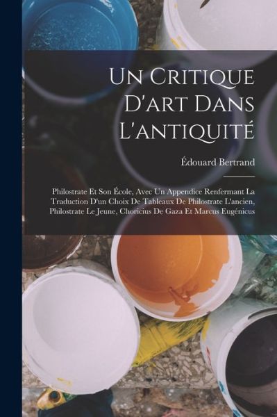 Cover for Édouard Bertrand · Critique d'art Dans L'antiquité (Book) (2022)