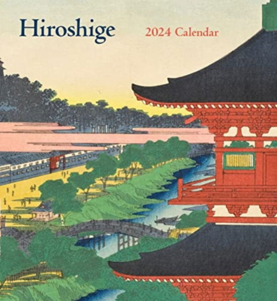 Hiroshige 2024 Wall Calendar - Hiroshige - Books - Pomegranate - 9781087506708 - July 15, 2023