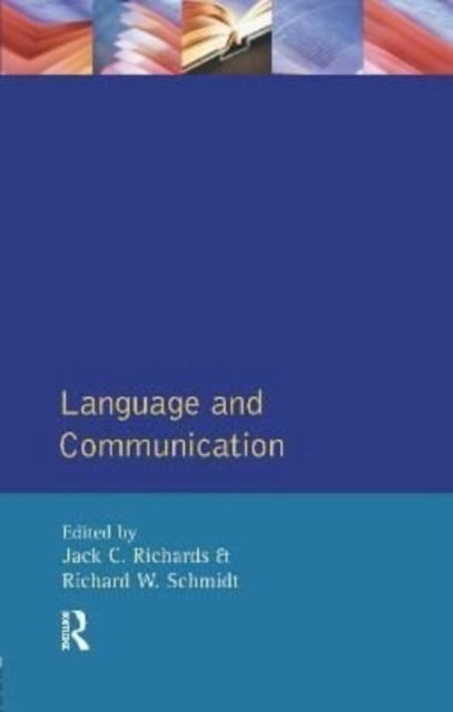 Cover for Jack C. Richards · Language and Communication - Applied Linguistics and Language Study (Gebundenes Buch) (2016)