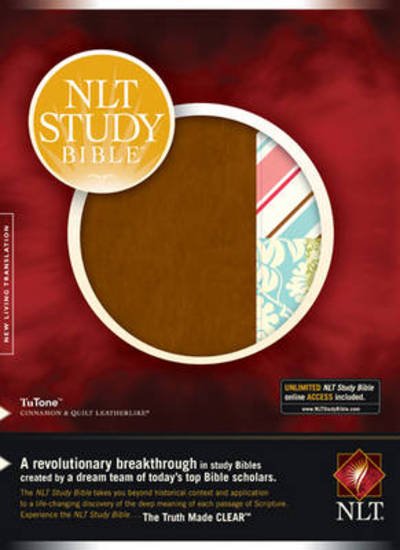 Cover for Tyndale House Publishers · NLT Study Bible, Tutone Cinnamon / Quilt (Leather Book) [2nd edition] [Cinnamon Imitation] (2010)
