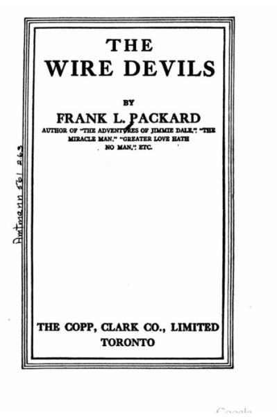 Cover for Frank L. Packard · The wire devils (Paperback Book) (2016)