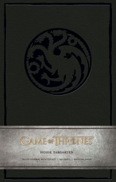 Game of Thrones: House Targaryen Hardcover Ruled Journal - Game of Thrones - . Hbo - Bücher - Insight Editions - 9781608873708 - 22. April 2014