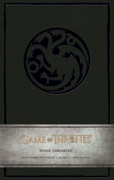 Game of Thrones: House Targaryen Hardcover Ruled Journal - Game of Thrones - . Hbo - Books - Insight Editions - 9781608873708 - April 22, 2014