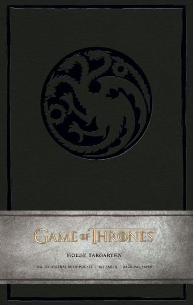 Game of Thrones: House Targaryen Hardcover Ruled Journal - Game of Thrones - . Hbo - Books - Insight Editions - 9781608873708 - March 31, 2014