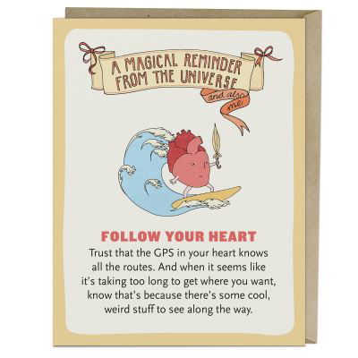 6-Pack Em & Friends Follow Your Heart Affirmators! Greeting Cards - Suzi Barrett - Other - Knock Knock - 9781642462708 - January 7, 2021