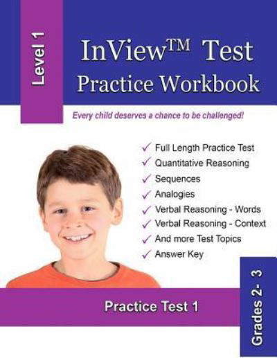 Cover for Gifted and Talented Test Editors · Inview (Tm) Test Practice Workbook (Paperback Bog) (2018)