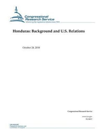 Cover for Congressional Research Service · Honduras (Taschenbuch) (2018)