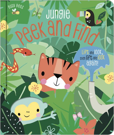 Cover for Busy Bees Jungle Peekandfind (Hardcover Book) (2020)