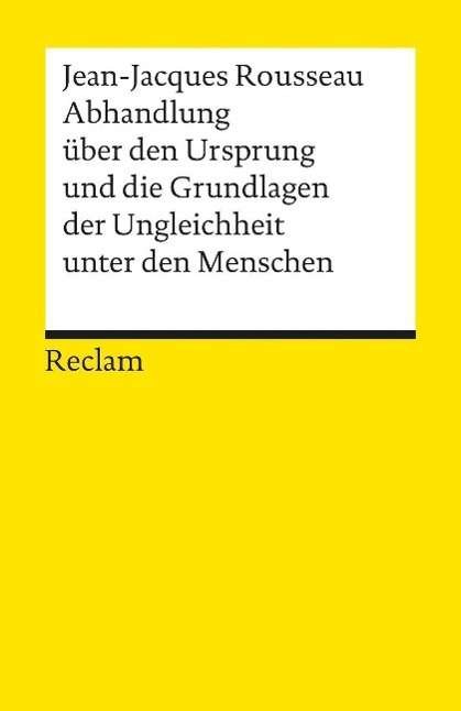 Cover for Jean-jacques Rousseau · Reclam UB 01770 Rousseau.Abhandl.Unglei (Buch)